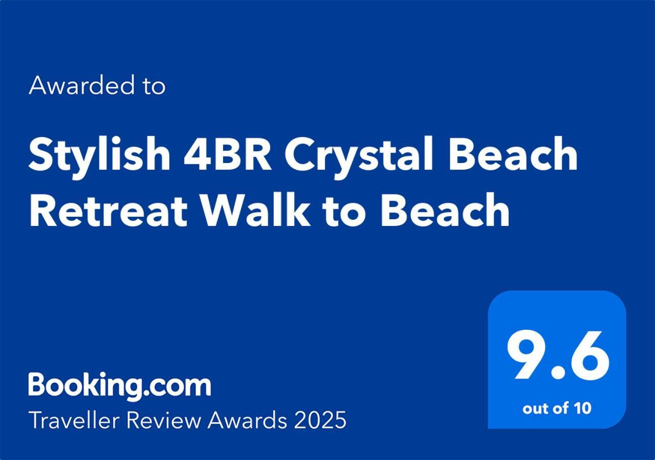 Stylish 4Br Crystal Beach Retreat Walk To Beach Bolivar Peninsula エクステリア 写真